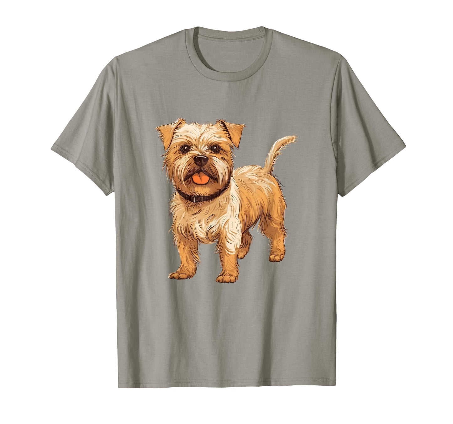 Cute Terrier Dog Illustration for Pet Enthusiasts T-Shirt