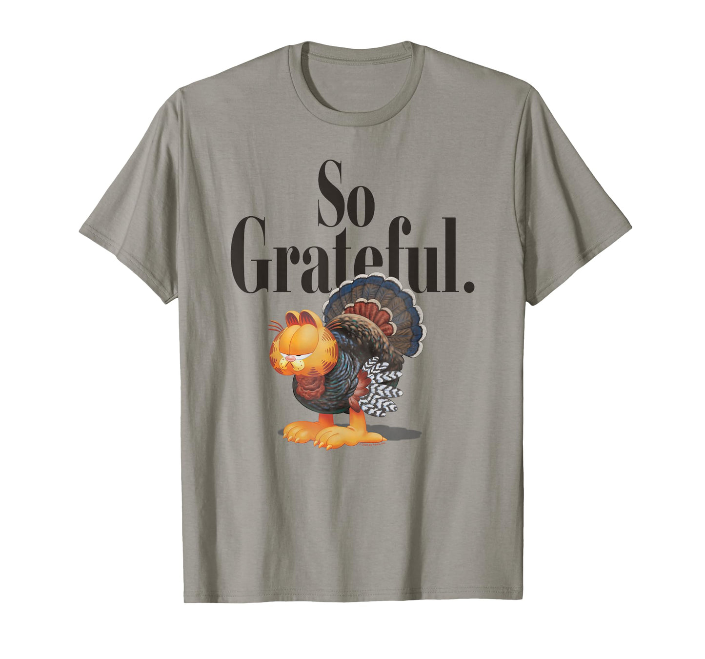 Garfield Thanksgiving So Grateful Turkey Garfield Retro T-Shirt