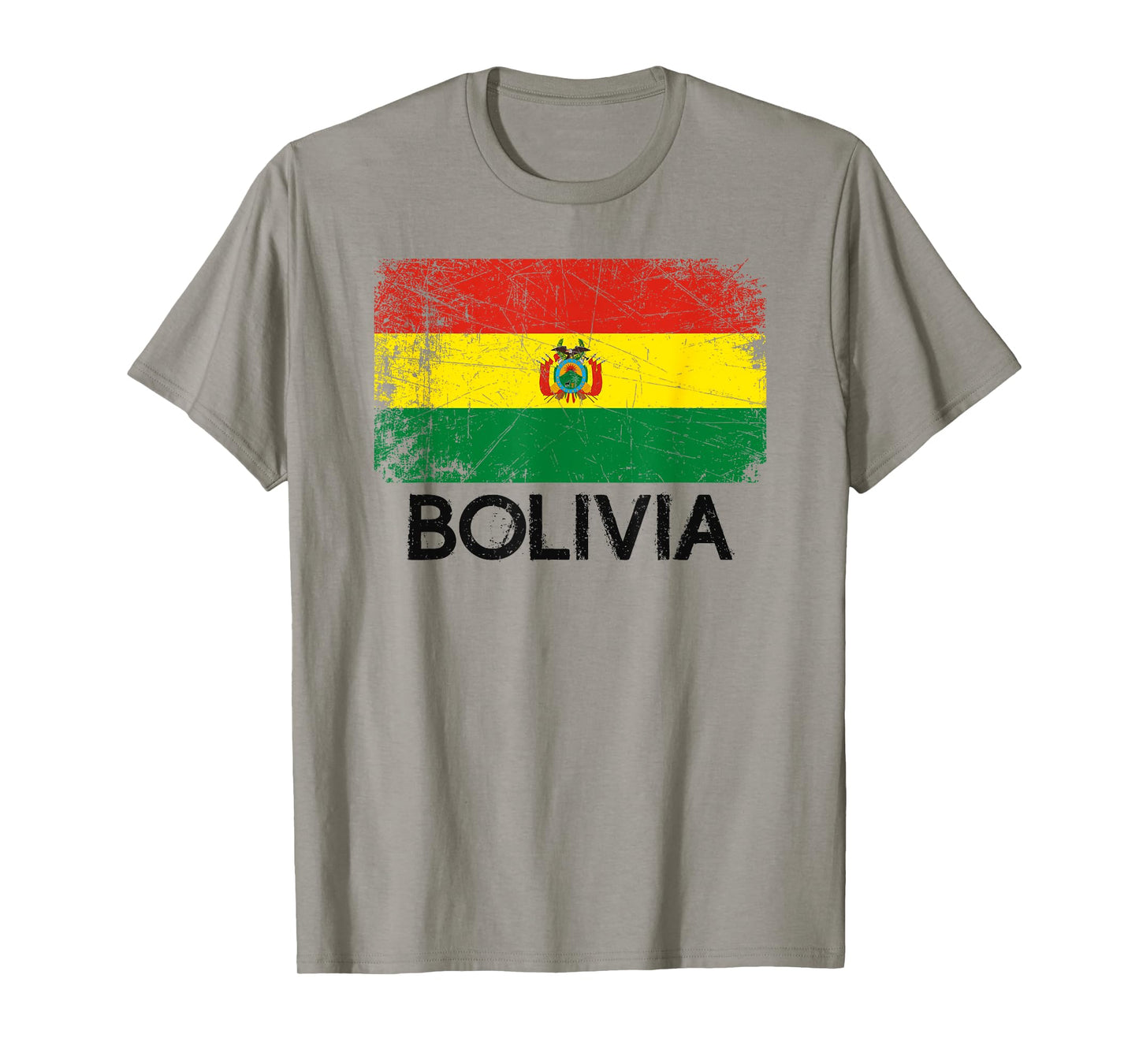 Bolivian Flag T-Shirt | Vintage Made In Bolivia Gift T-Shirt