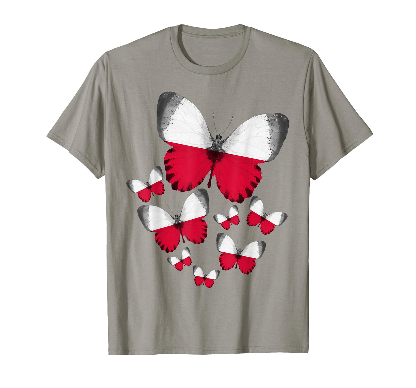 Polish Flag Outfit Ideas For Kids & Poland Polska Butterfly T-Shirt