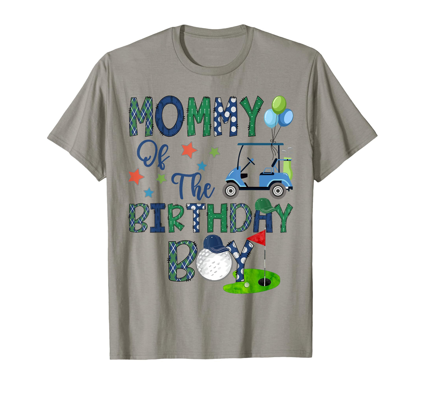 Mommy Of The Birthday Boy Hole In One Golf Lover T-Shirt