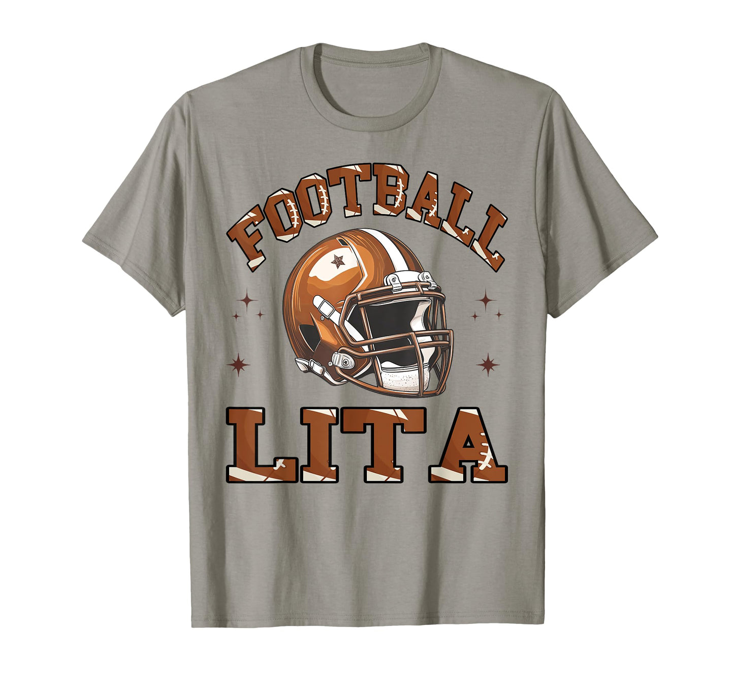 Football Lita Retro American Football Coquette T-Shirt