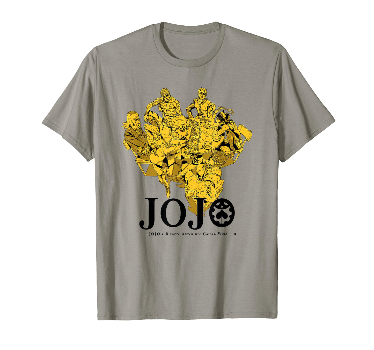 JoJo's Bizarre Adventure Golden Wind Bruno's Gang Gold Anime T-Shirt