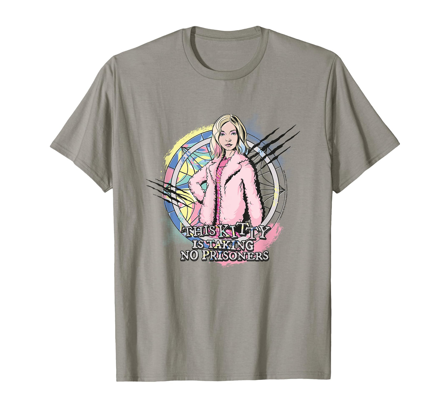 Wednesday This Kitty Is Taking No Prisoners Enid Logo T-Shirt