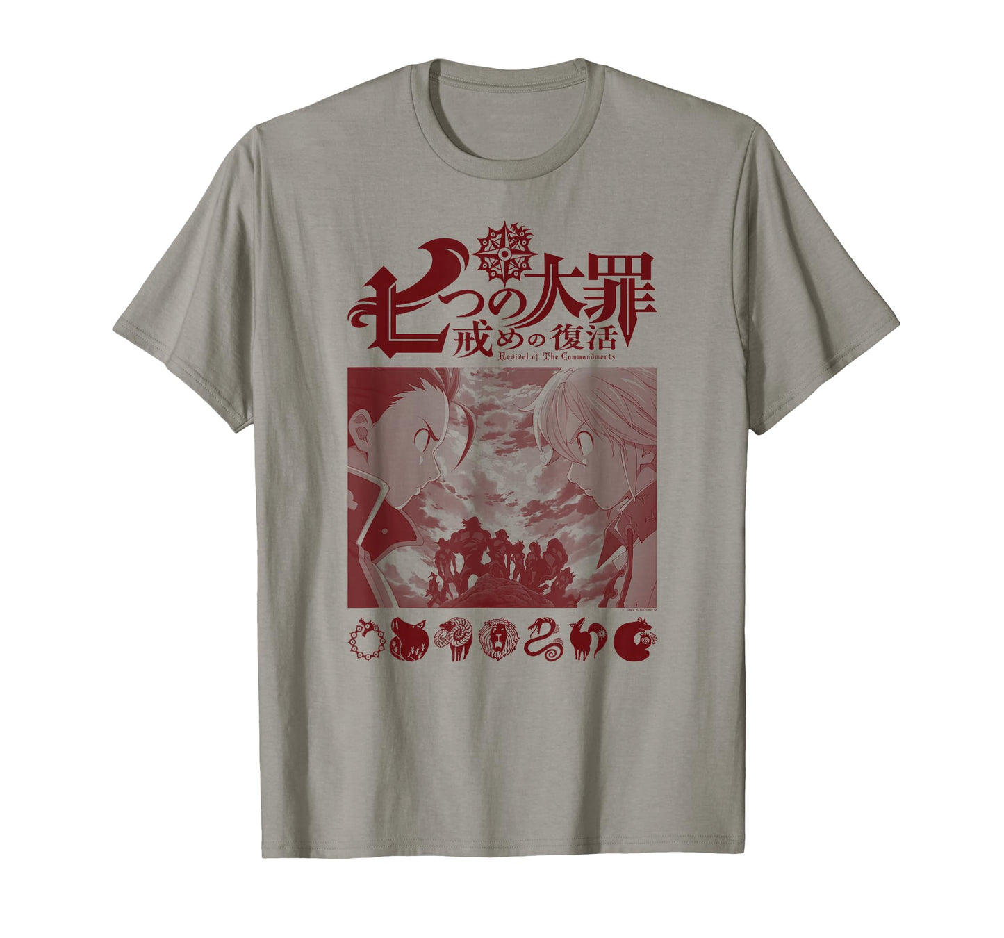 The Seven Deadly Sins Revival of The Commandments Anime T-Shirt