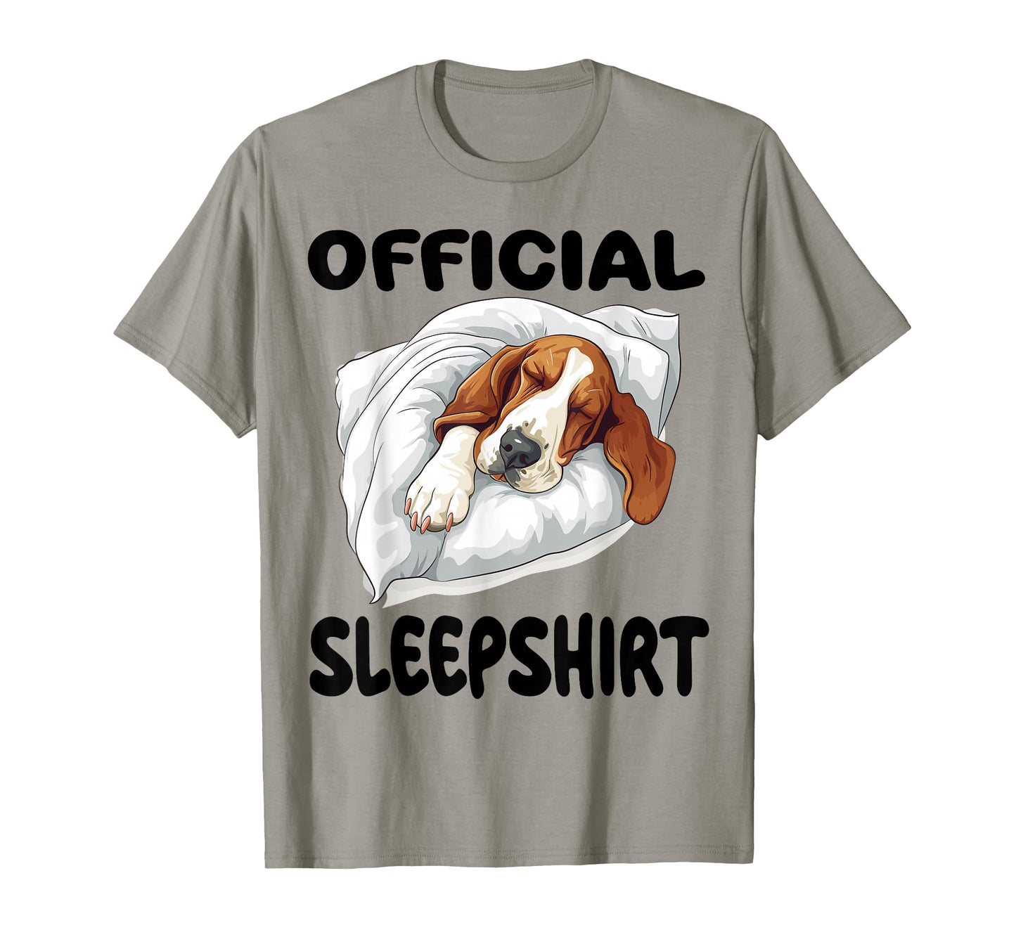 Basset Hound Dog Official Sleepshirt Pajamas Nightgown T-Shirt