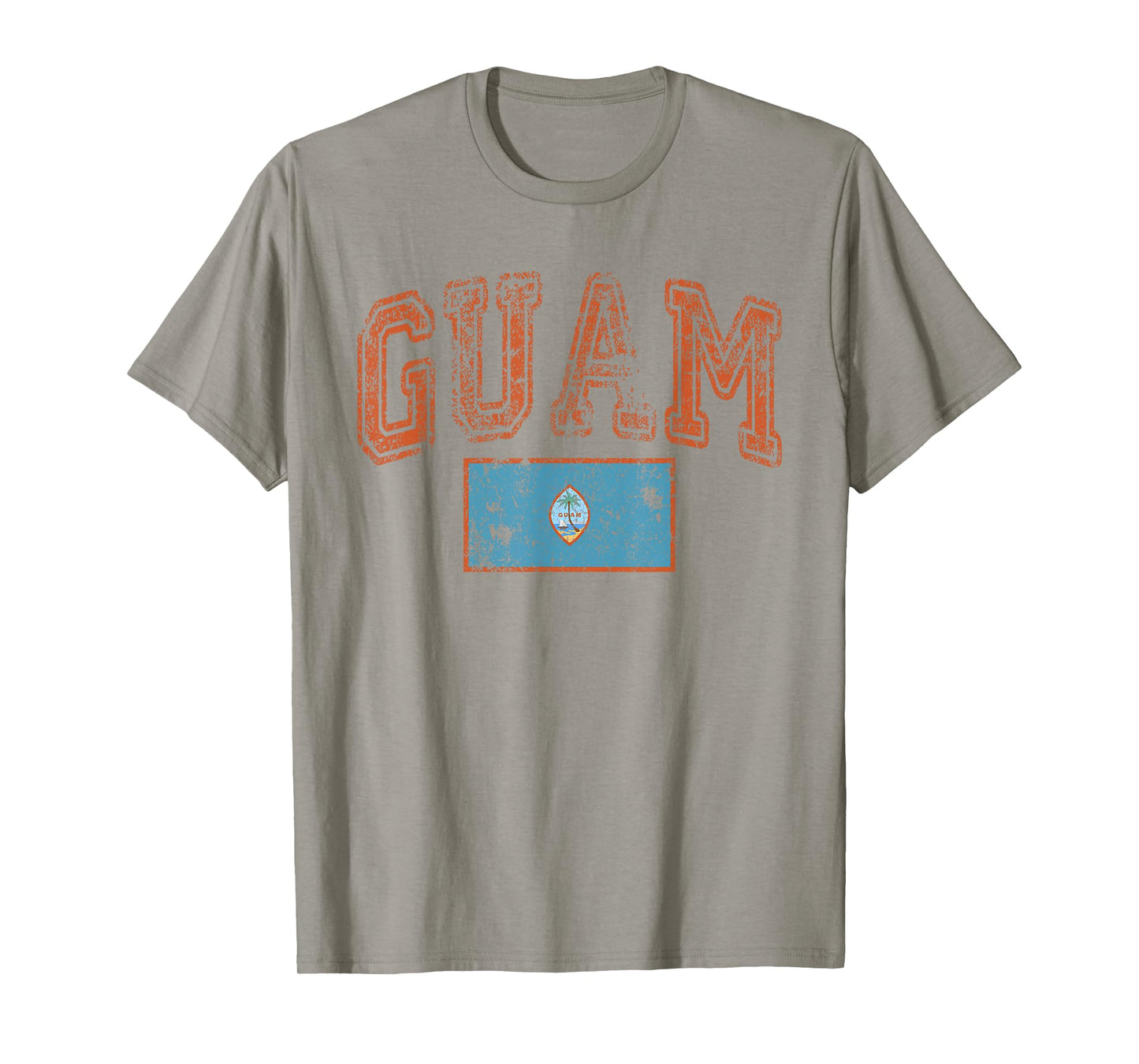 Vintage Retro Faded Guam Flag T-Shirt