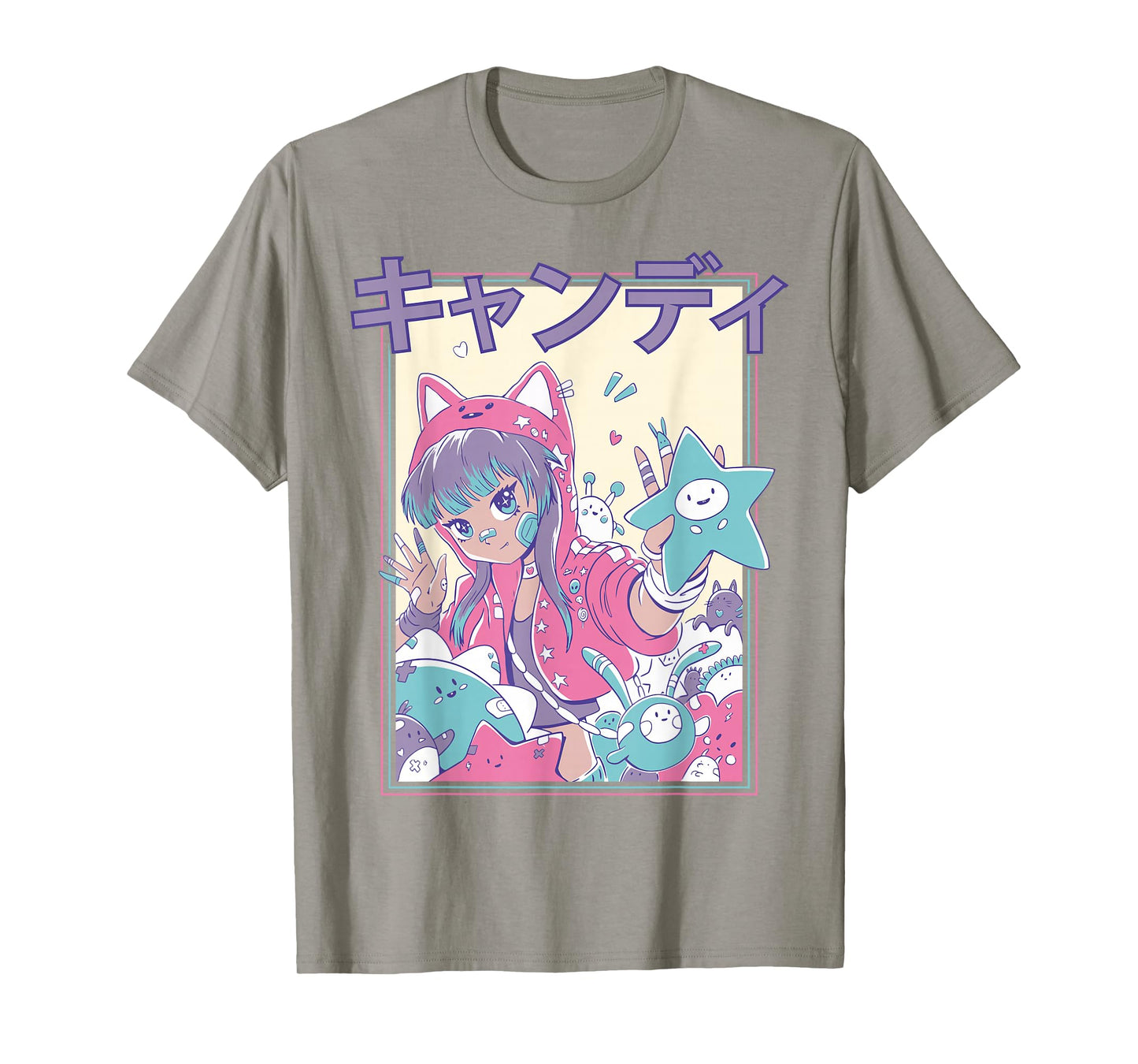 Candycore Girl Cute Pink Pastel Kawaii Anime Aesthetic #8 T-Shirt