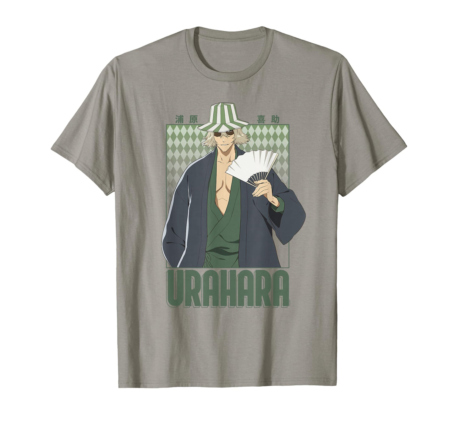 BLEACH Thousand Year Blood War Urahara Diamond Pattern Anime T-Shirt
