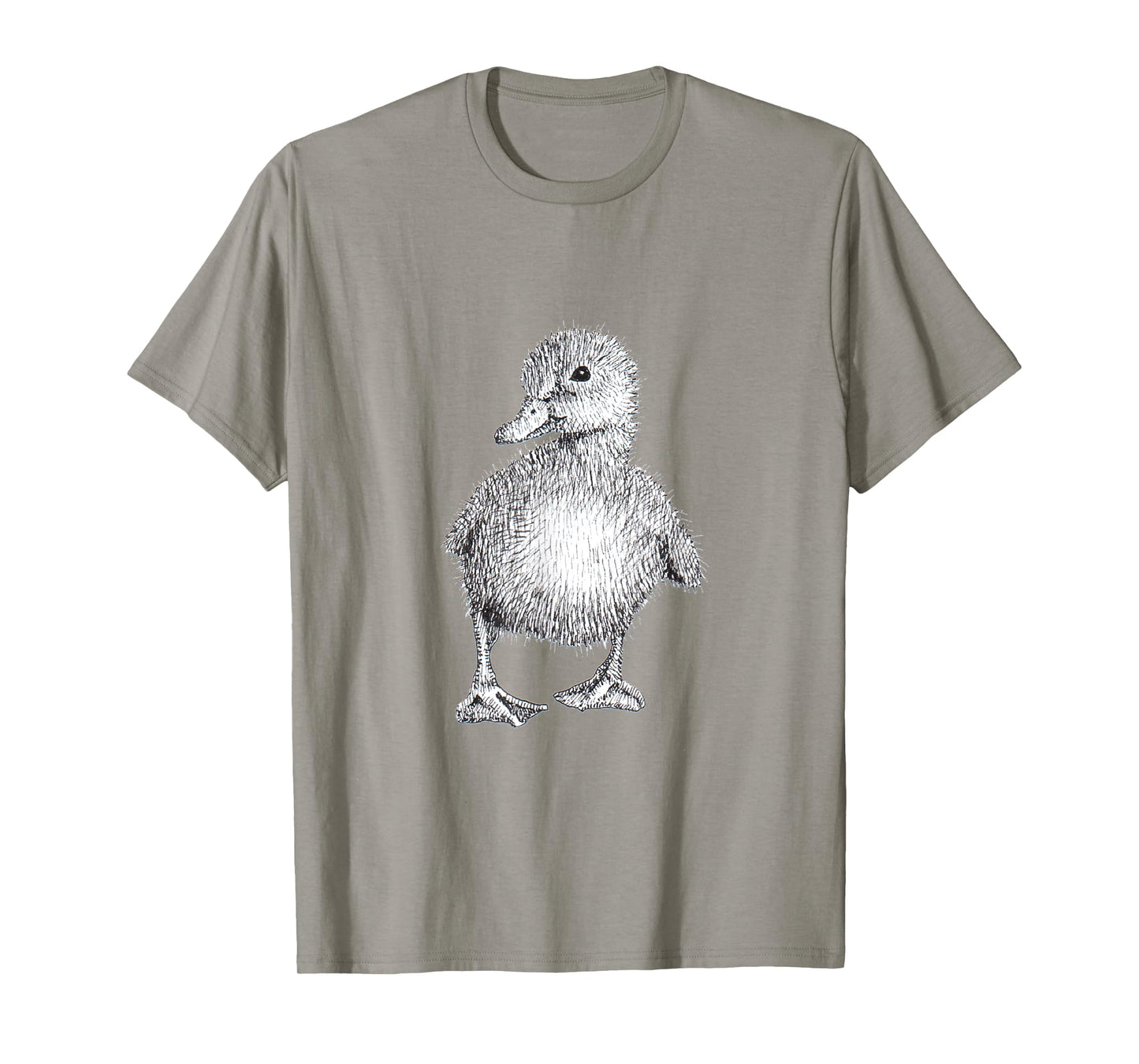Duckling Cute Pen & Ink Drawing T-Shirt T-Shirt