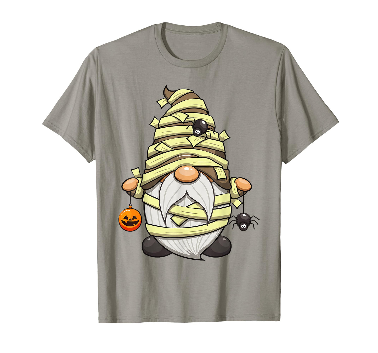 Funny Mummy Gnome with Jack O' Lantern Halloween Gnome T-Shirt