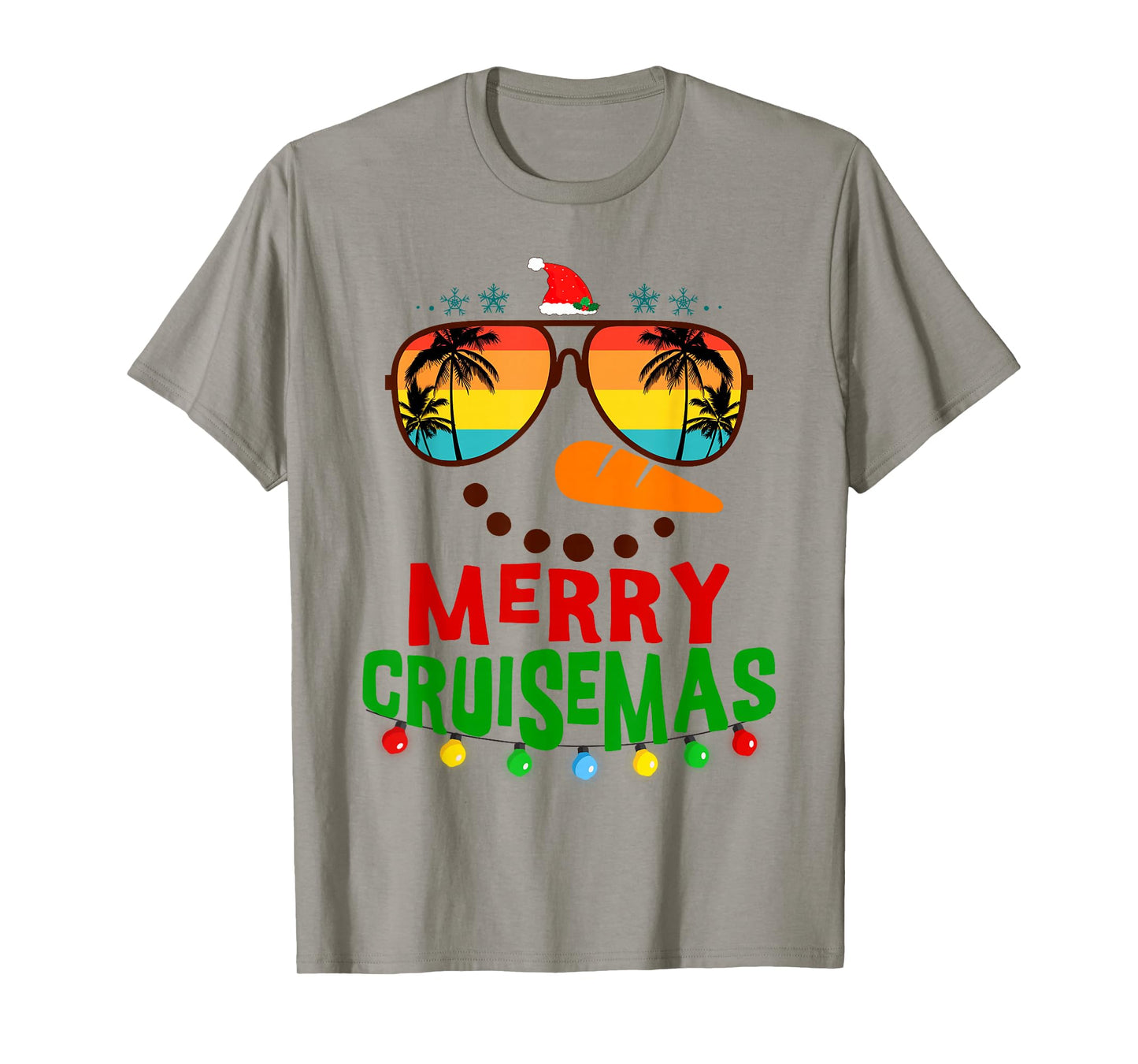 Merry Cruisemas 2025 Christmas Santa Snowman Cruise T-Shirt