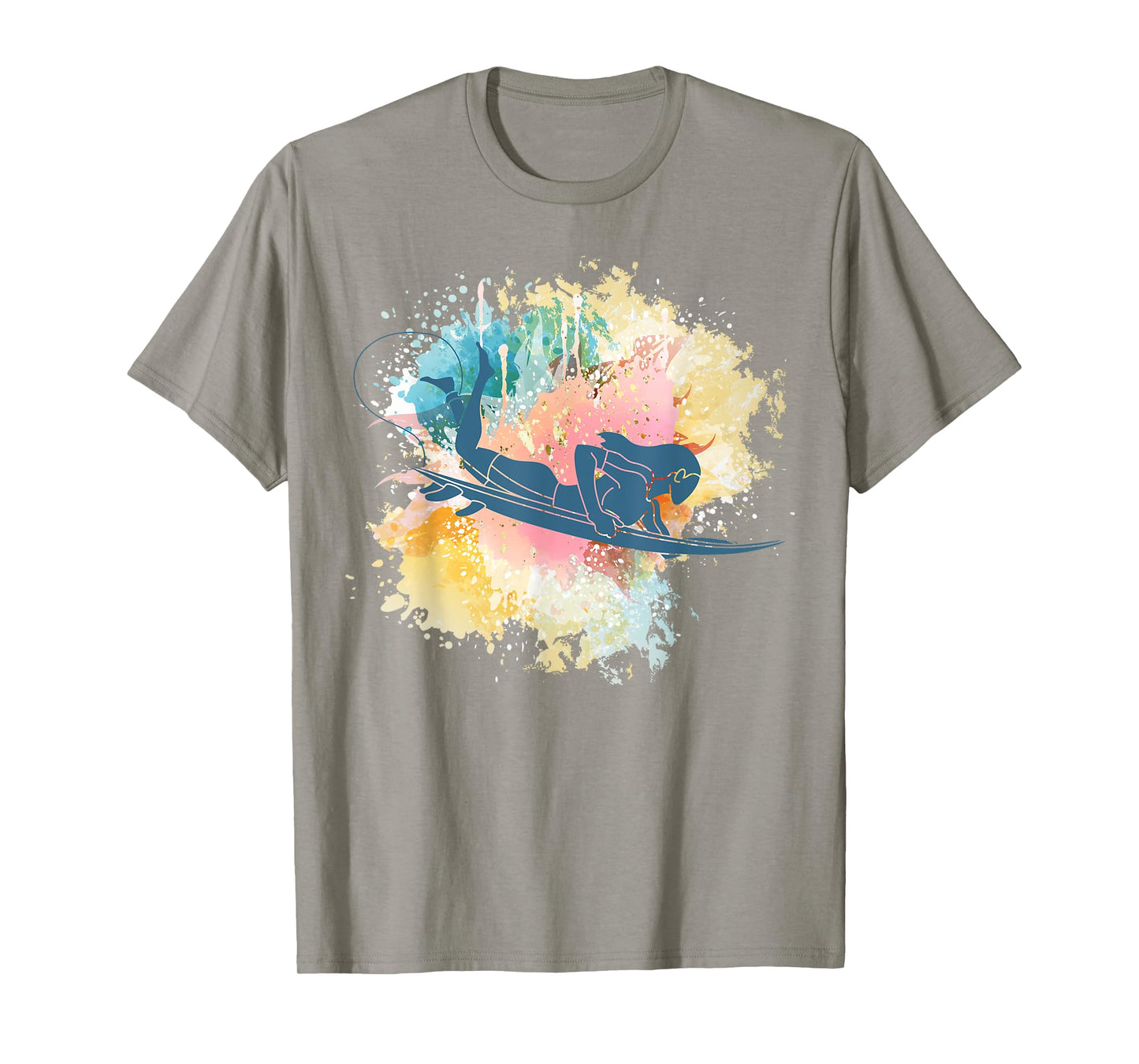 Surfing Girl Surfboard Water Sports Surf Surfer Women T-Shirt