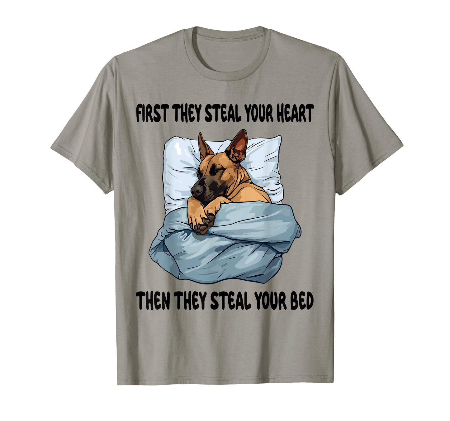 Belgian Malinois Sleeping Pajamas Nightgown T-Shirt