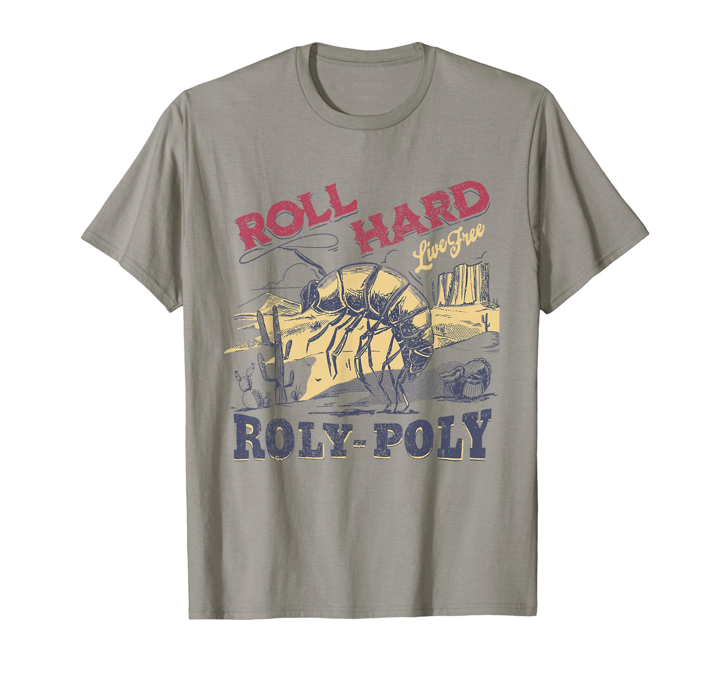 Roly Poly Western Rodeo Cowboy Dung Beetle T-Shirt