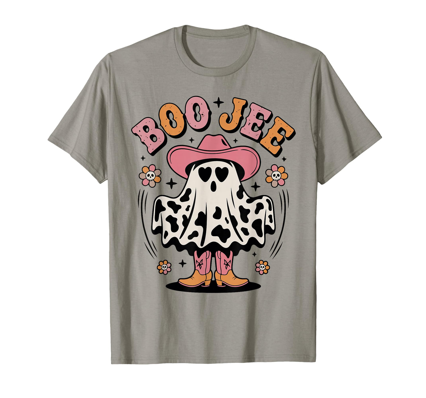 Halloween Boo JEE Ghost Cowgirl Cute Teen Girl Toddler Women T-Shirt