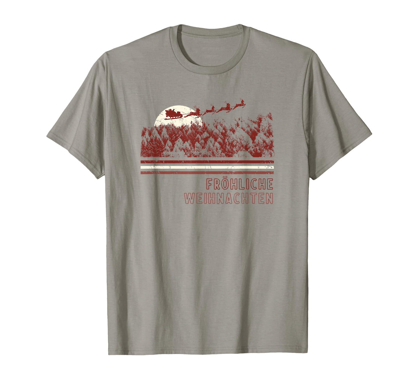 German Christmas Market Retro Santa T-Shirt