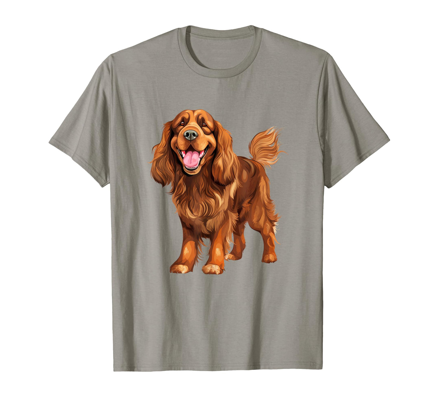 Happy Cocker Spaniel Art for Dog Lovers T-Shirt
