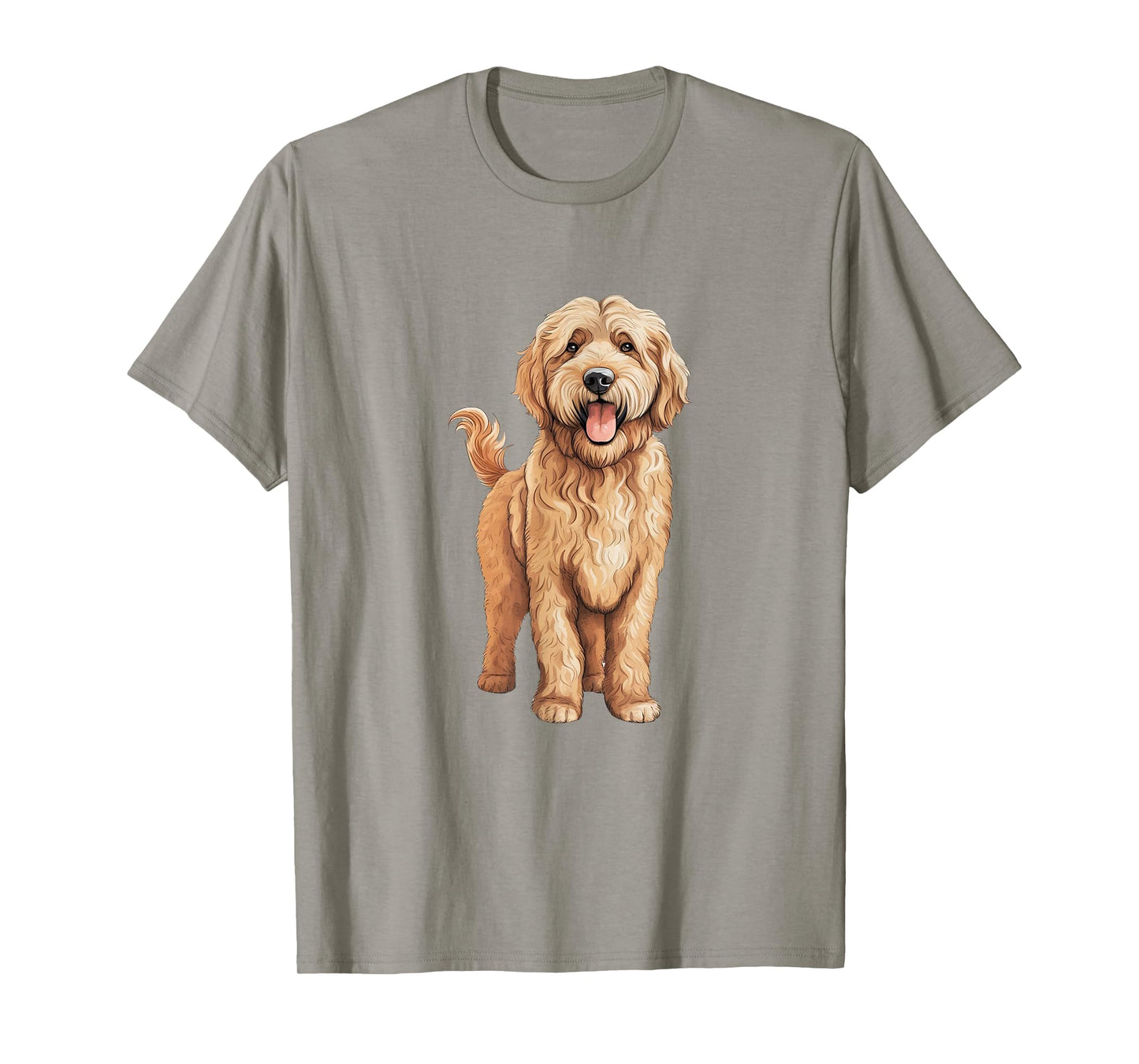 Adorable Labradoodle Illustration for Dog Lovers T-Shirt