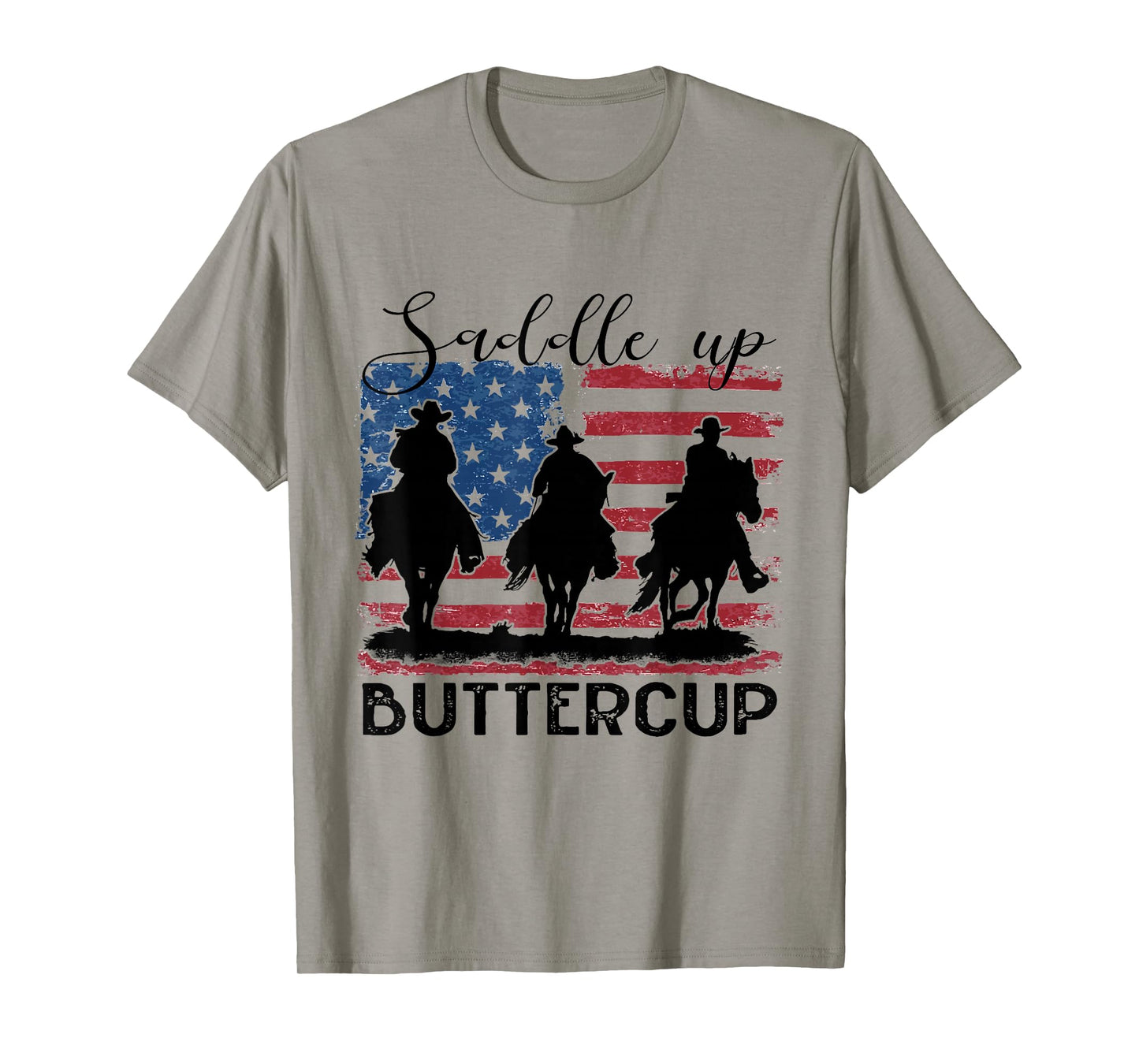 Saddle Up Buttercup Western Country Cowboy Cowgirl Vintage T-Shirt