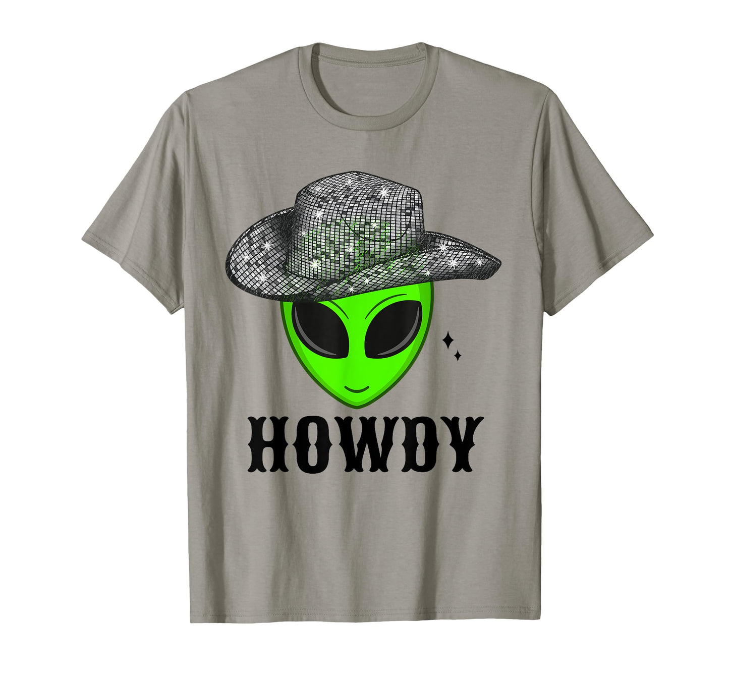 Cool Cowboy Hat Alien Space Western Dance Disco Howdy T-Shirt