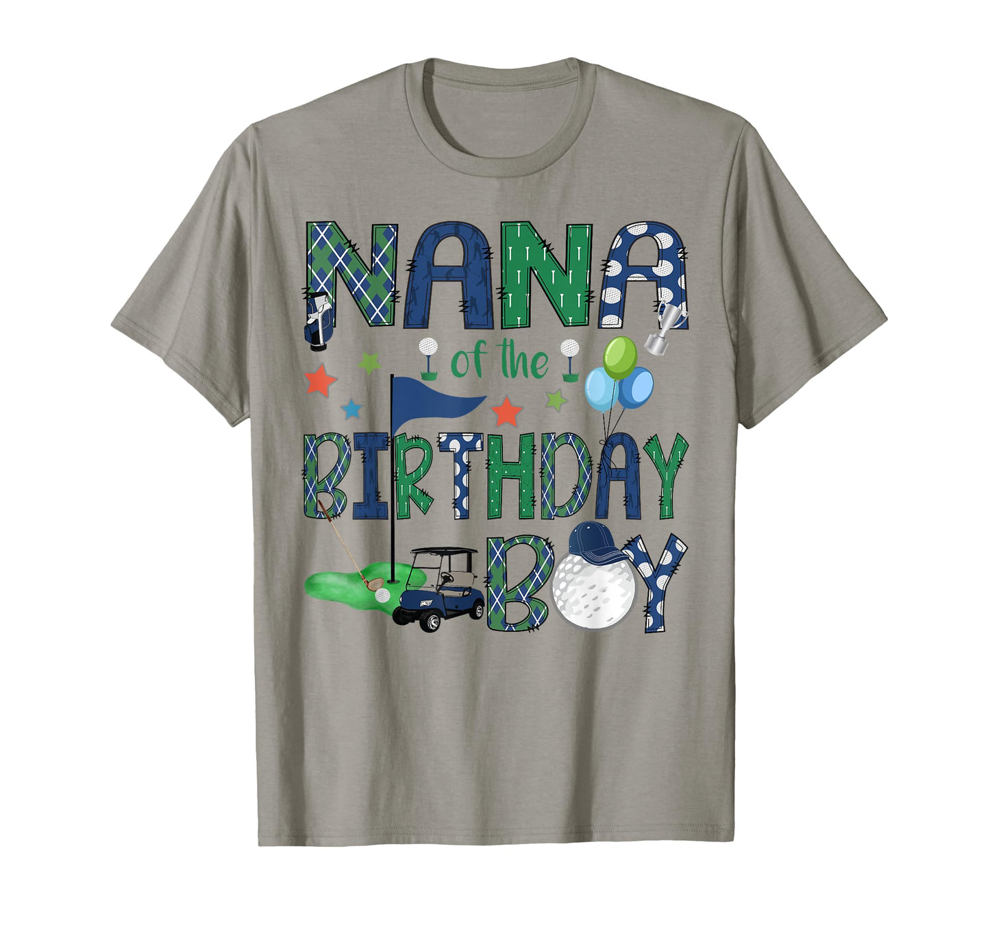 Nana Of The Birthday Boy Hole In One Golf Lover T-Shirt