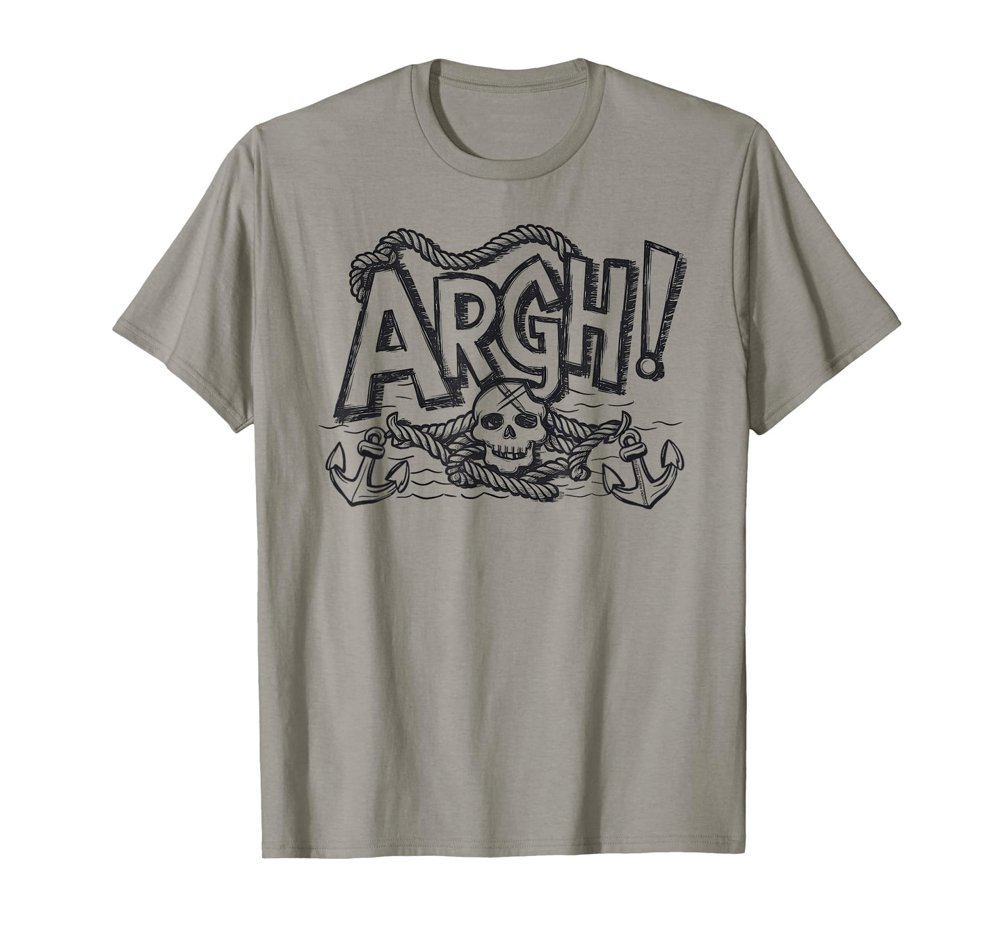 Fun ARGH Pirate Style Pirate Costume ARGH Pirate T-Shirt