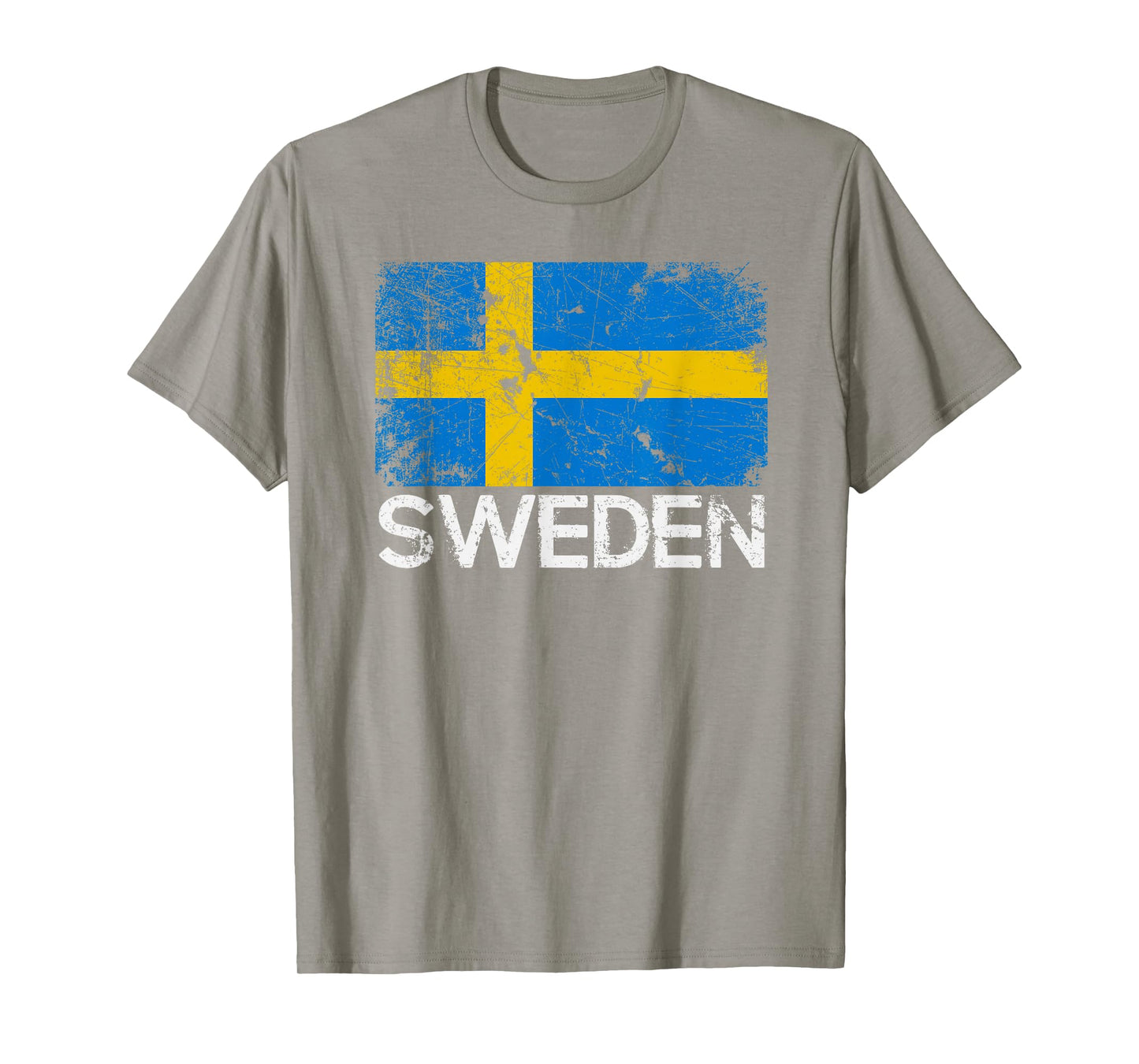 Swedish Flag T-Shirt | Vintage Made In Sweden Gift T-Shirt