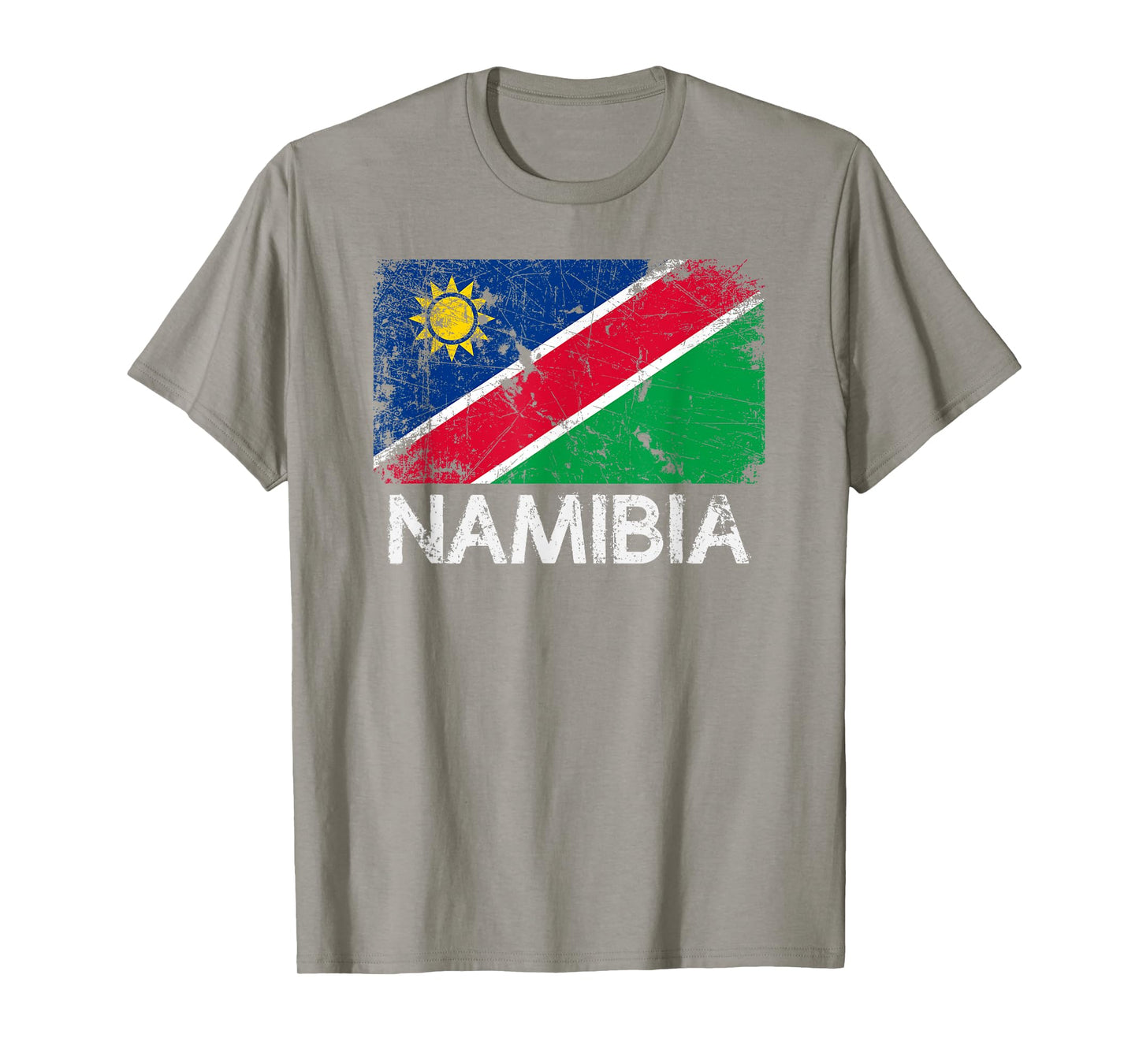 Namibian Flag T-Shirt | Vintage Made In Namibia Gift