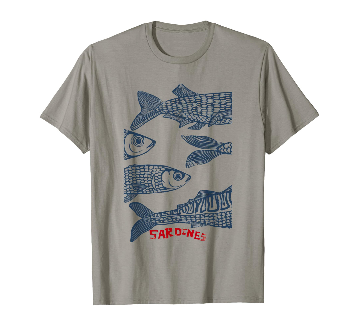 Sardines Tinned Fish Retro Graphic For Men Women T-Shirt