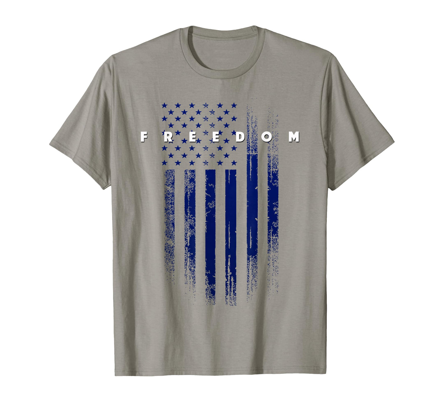 USA Patriotic Pride Grunge American Flag Freedom T-Shirt