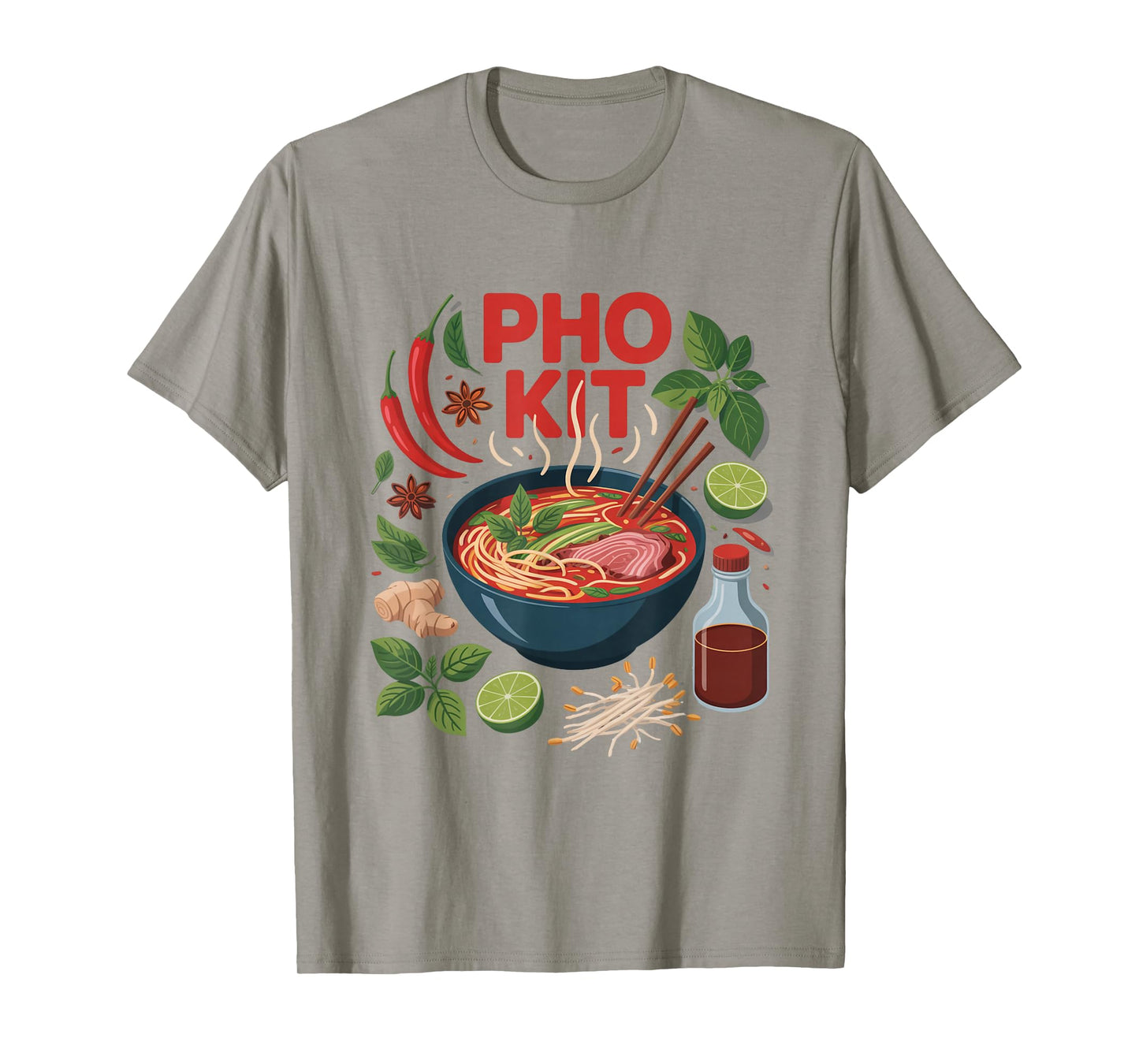 Pho Kit Soup Ingredients Pho Broth at Home Funny Pho Lover T-Shirt