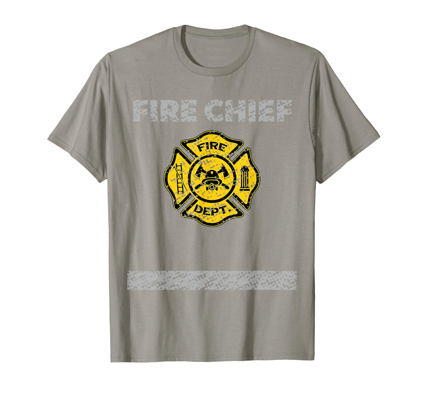 Firefighter Chief Costume Distressed T Shirt Gift