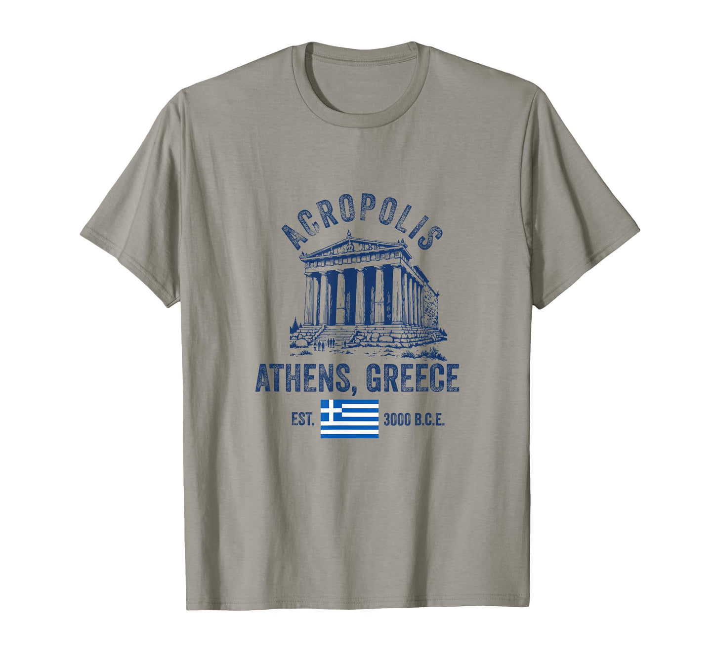 Acropolis Souvenir Athens Greece Greek Parthenon T-Shirt