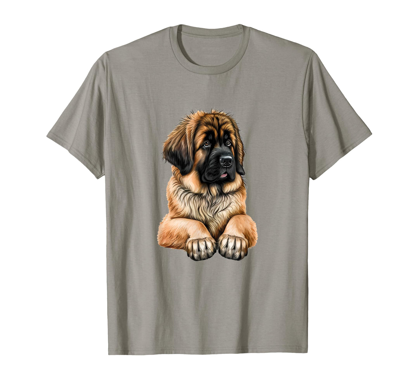 Adorable Leonberger Illustration Perfect for Dog Enthusiasts T-Shirt