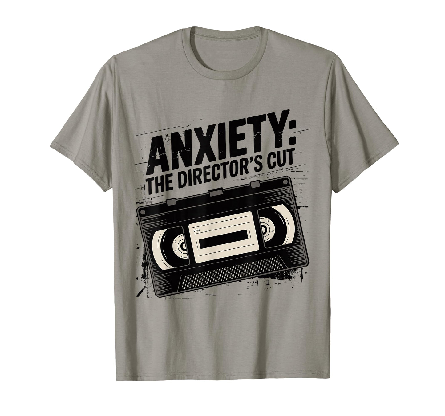 Anxiety The Director’s Cut Retro VHS Apparel Design T-Shirt