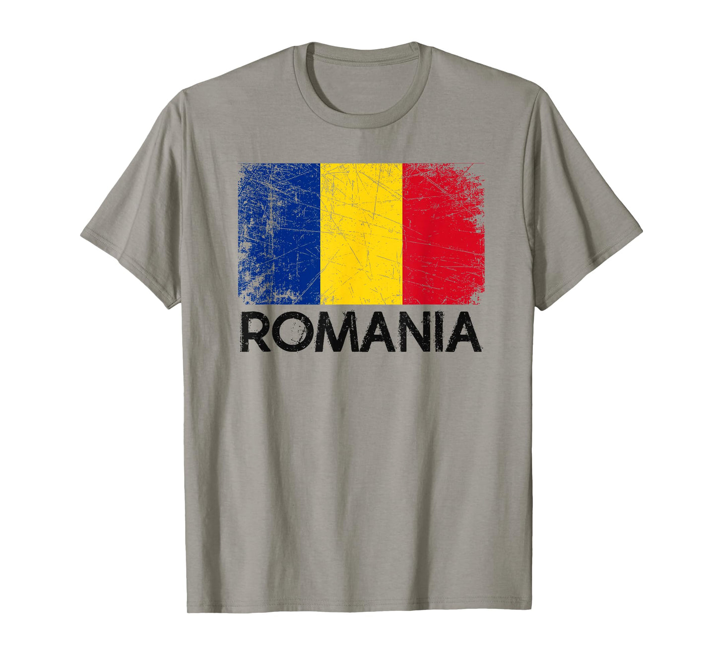 Romanian Flag T-Shirt | Vintage Made In Romania Gift T-Shirt