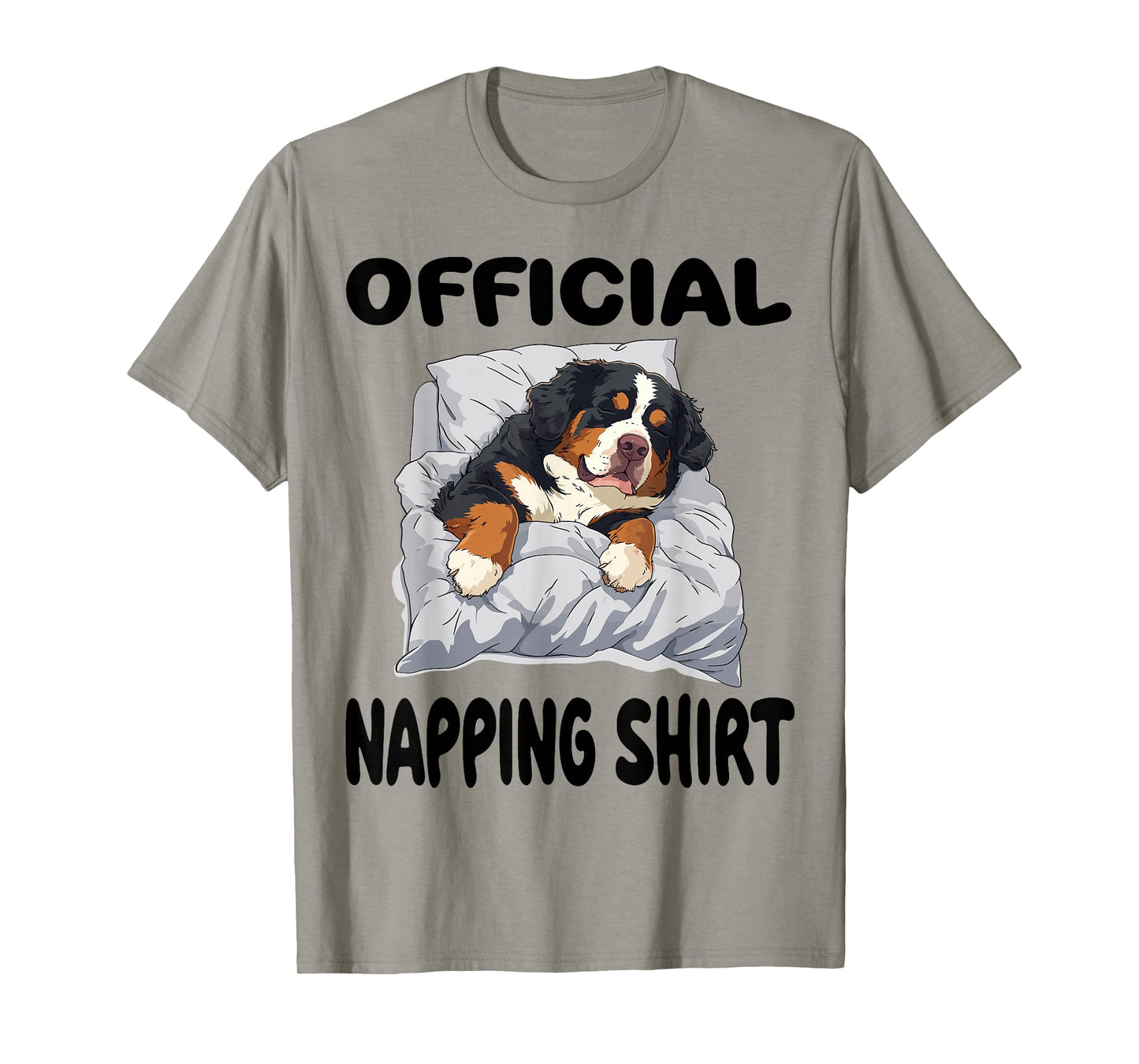 Bernese Mountain Dog Official Napping Shirt Pajamas T-Shirt