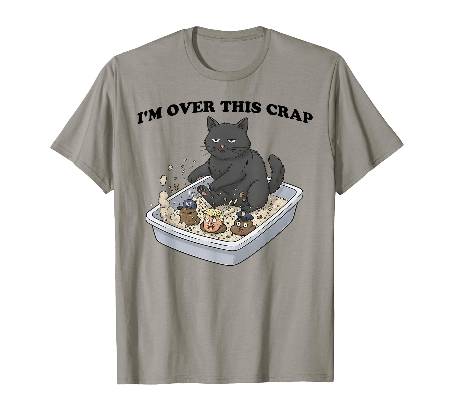 Cat I'm Over This Crap T-Shirt