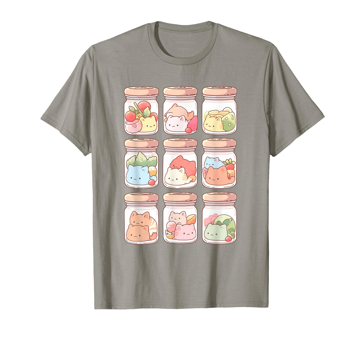 Kawaii Chibi Cats | Japanese Anime Manga Decora Aesthetic T-Shirt