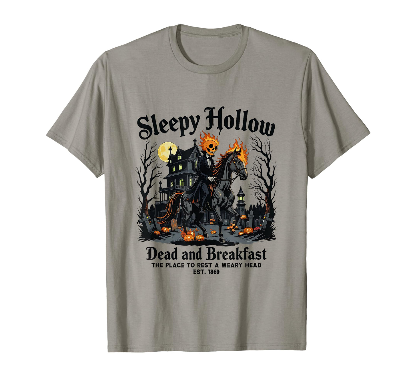 Sleepy Hollow Horseman Halloween Spooky Season Vintage T-Shirt