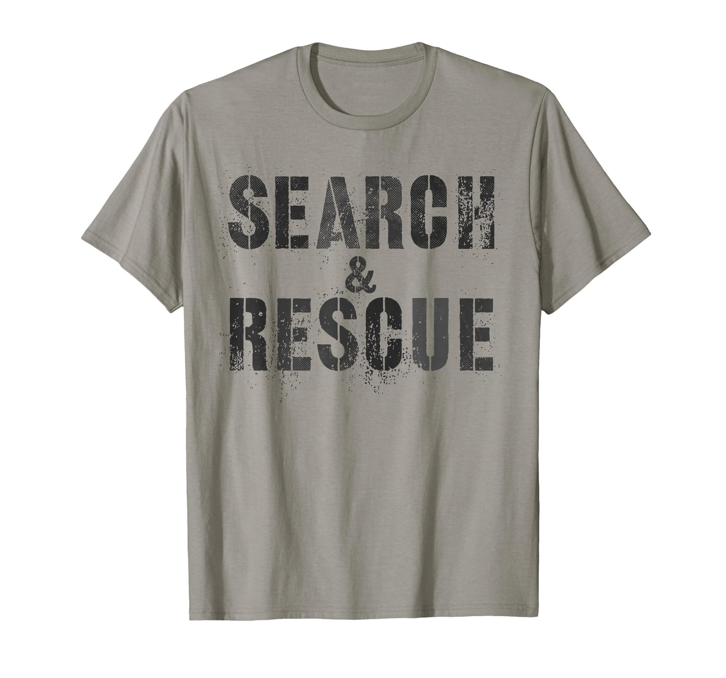 Vintage SEARCH & RESCUE S.A.R Dept Uniform SAR Bright Orange T-Shirt