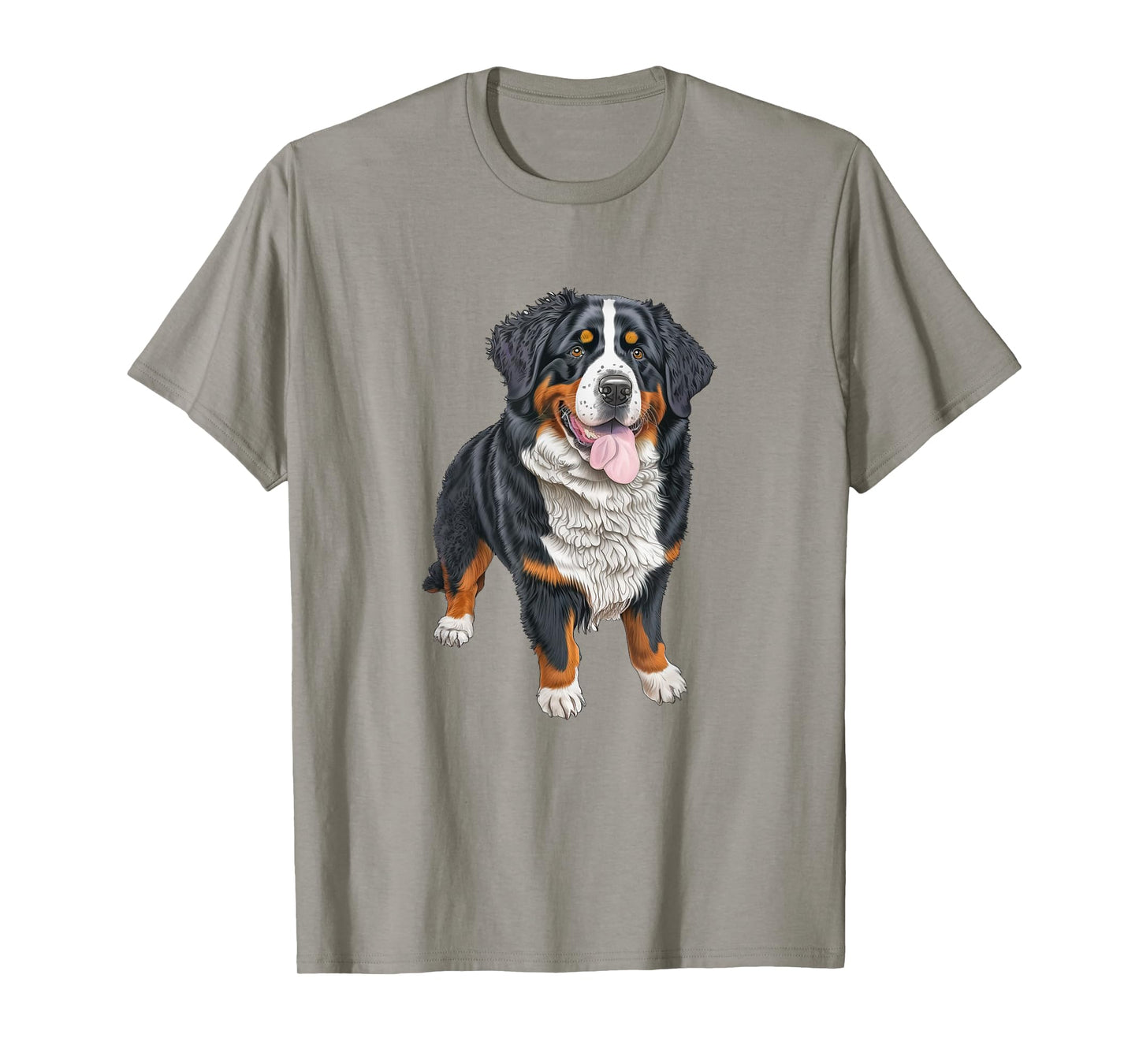 Bernese Mountain Dog Portrait Artistic Image T-Shirt