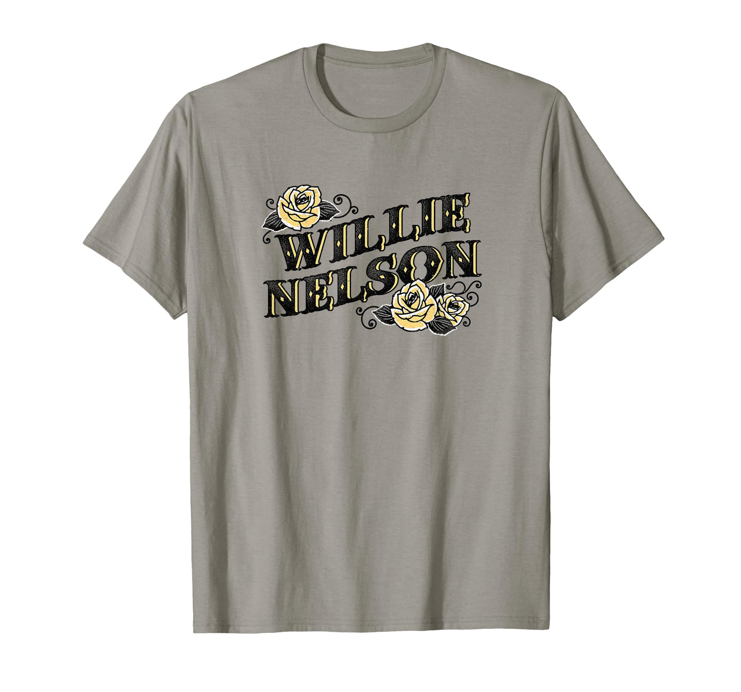 Official Willie Nelson Yellow Rose T-Shirt