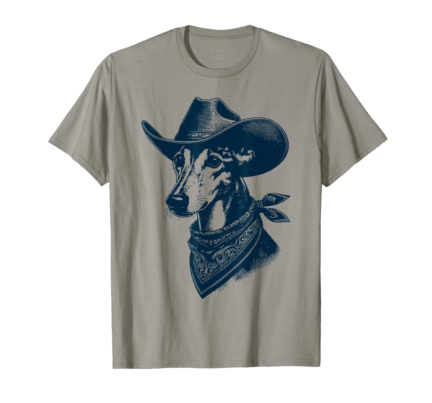 Howdy, Ready for Rodeo - Cowboy Greyhound T-Shirt