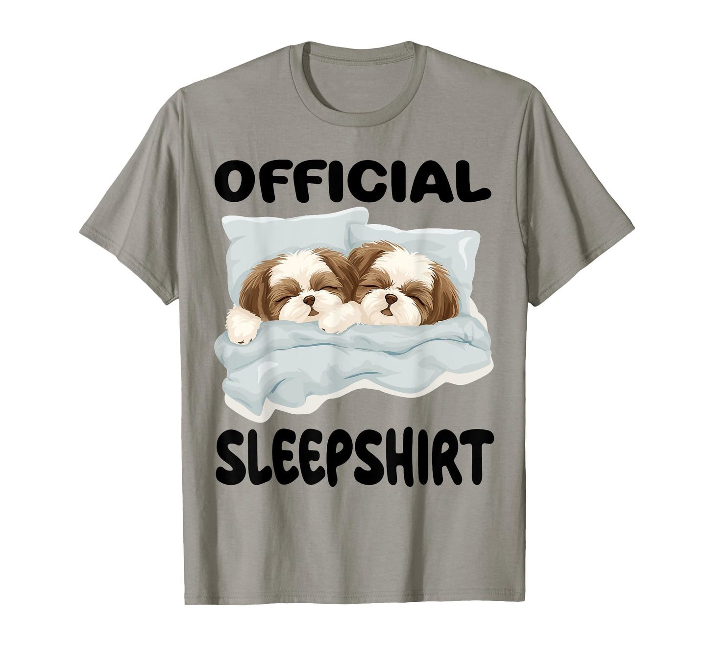 Shih Tzu Dog Official Sleepshirt Pajamas Nightgown T-Shirt