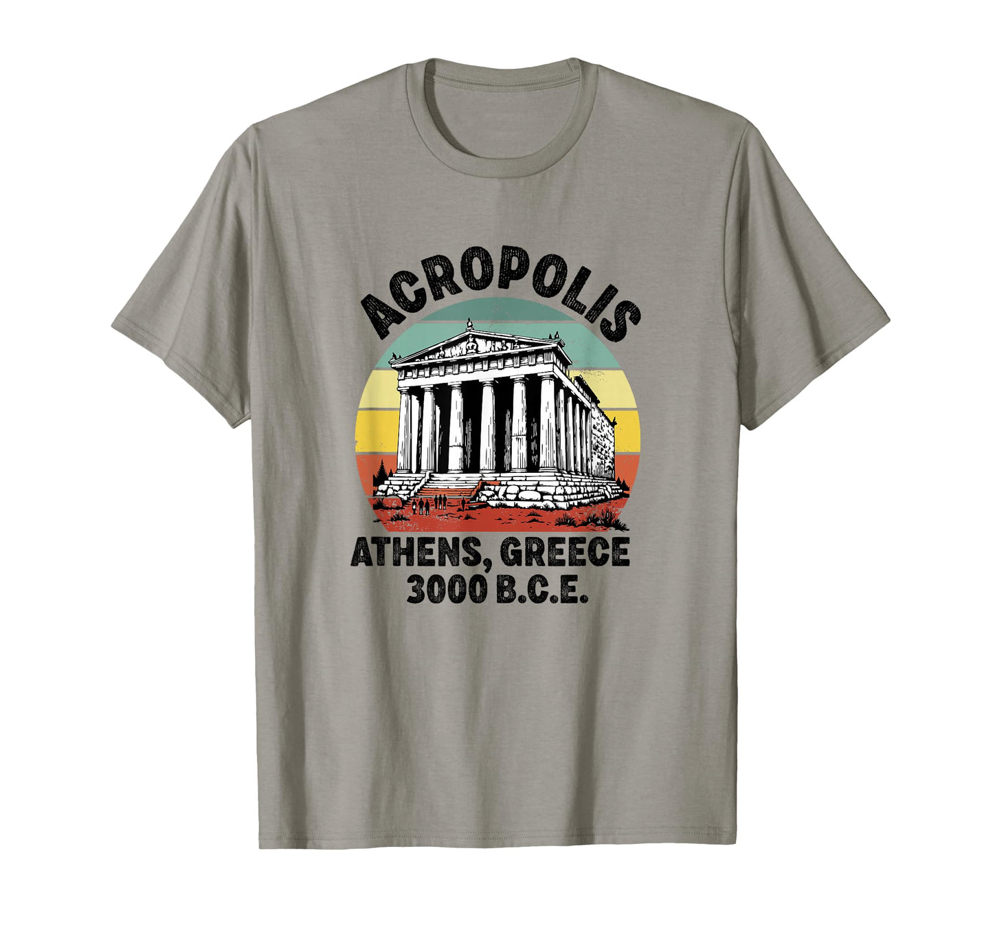 Acropolis Souvenir Athens Greece Greek Parthenon T-Shirt