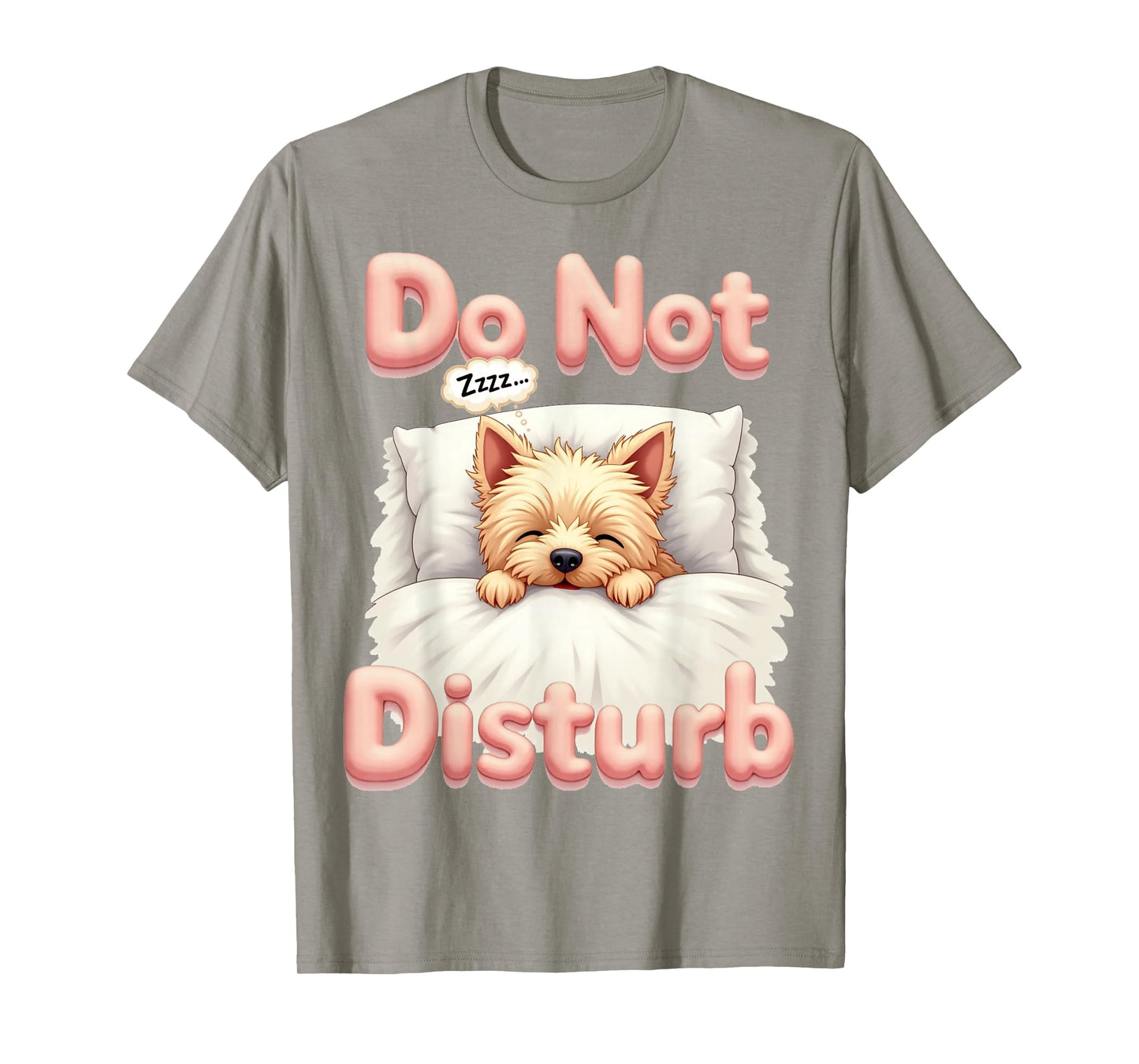 Do Not Disturb Yorkie Dog Funny Yorkshire Terrier Pajamas T-Shirt