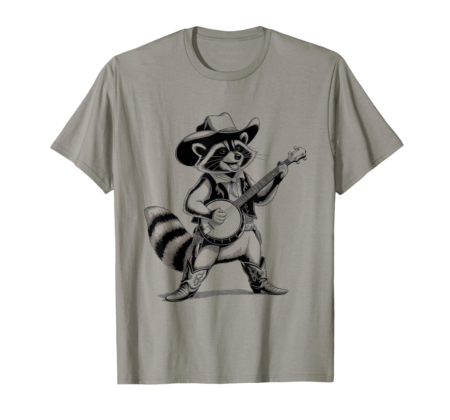 Raccoon Vintage 90s Country Music Western Cowboy Cowgirl T-Shirt