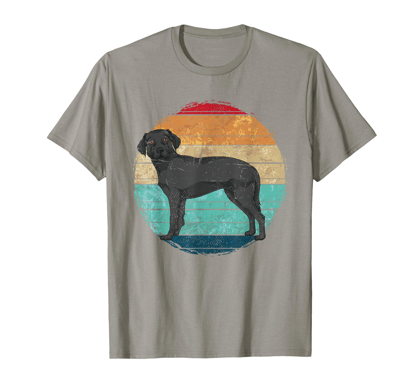 Retro Black Labrador T-Shirt